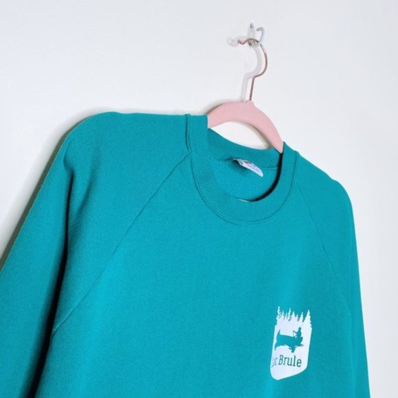 ⚡️SOLD⚡ vintage 70s jerzees lac brule crewneck sweatshirt - size large - Picture 6 of 6
